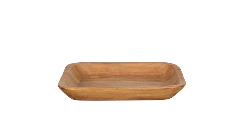 SQUARE TRAY 'IROKO' - Serveware - SCAPA HOME - SCAPA HOME OFFICIAL