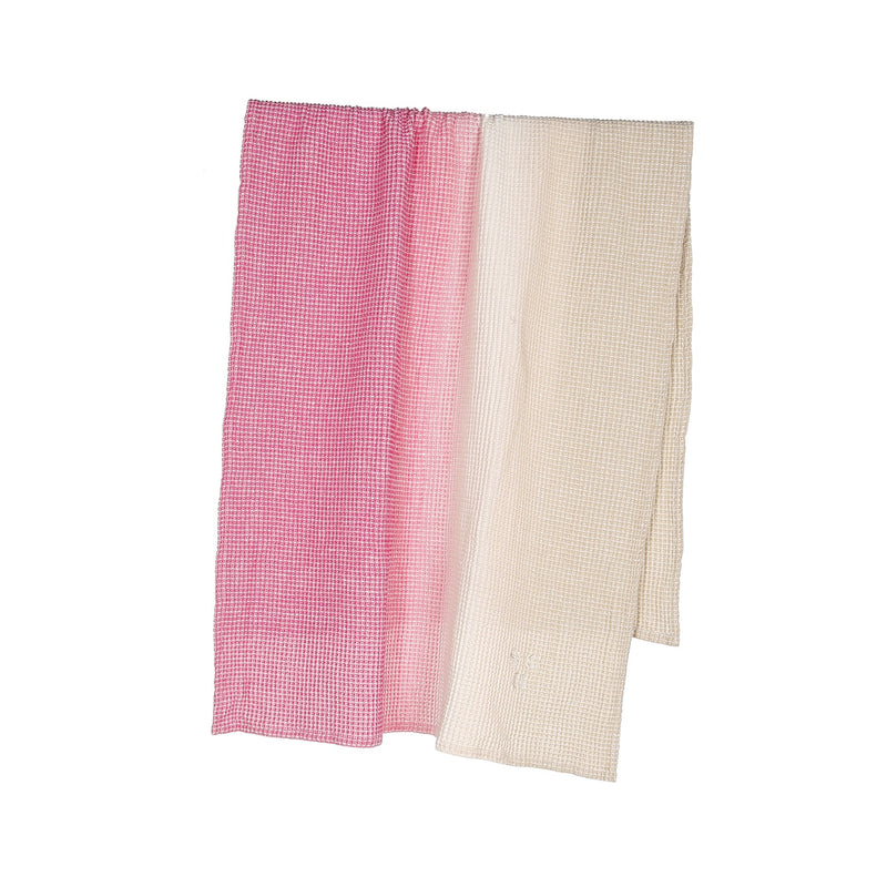BRIGHT PINK BEACH TOWEL 'EULARIA' - Beach Towels - SCAPA HOME - SCAPA HOME OFFICIAL