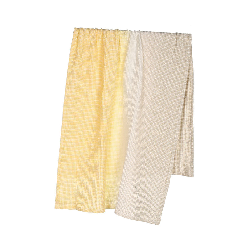 GOLDEN YELLOW BEACH TOWEL 'EULARIA' - Beach Towels - SCAPA HOME - SCAPA HOME OFFICIAL