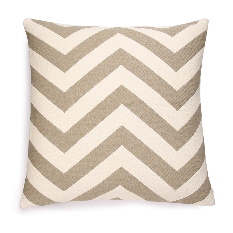 PLAZA TAUPE CUSHION COVER 'NAPELS' - Cushion Covers - SCAPA HOME - SCAPA HOME OFFICIAL