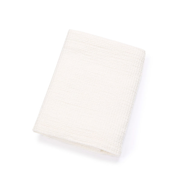 WHITE SHOWER TOWEL 'VILA' - Bath Linen - SCAPA HOME - SCAPA HOME OFFICIAL