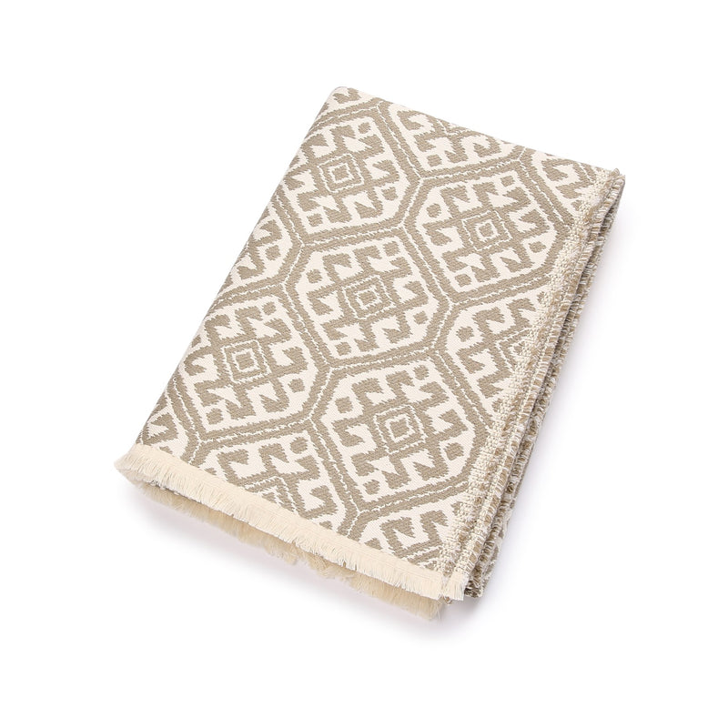 PLAZA TAUPE THROW 'AMALFI' - Throws - SCAPA HOME - SCAPA HOME OFFICIAL
