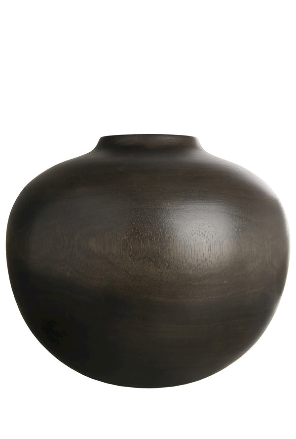 WOODEN VASE 'RAJA' - Vases - SCAPA HOME - SCAPA HOME OFFICIAL